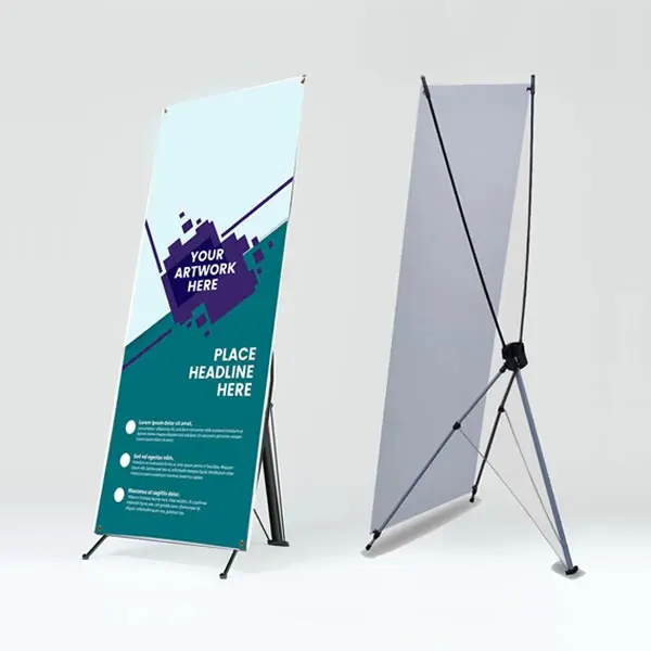 Branded pop-up banner