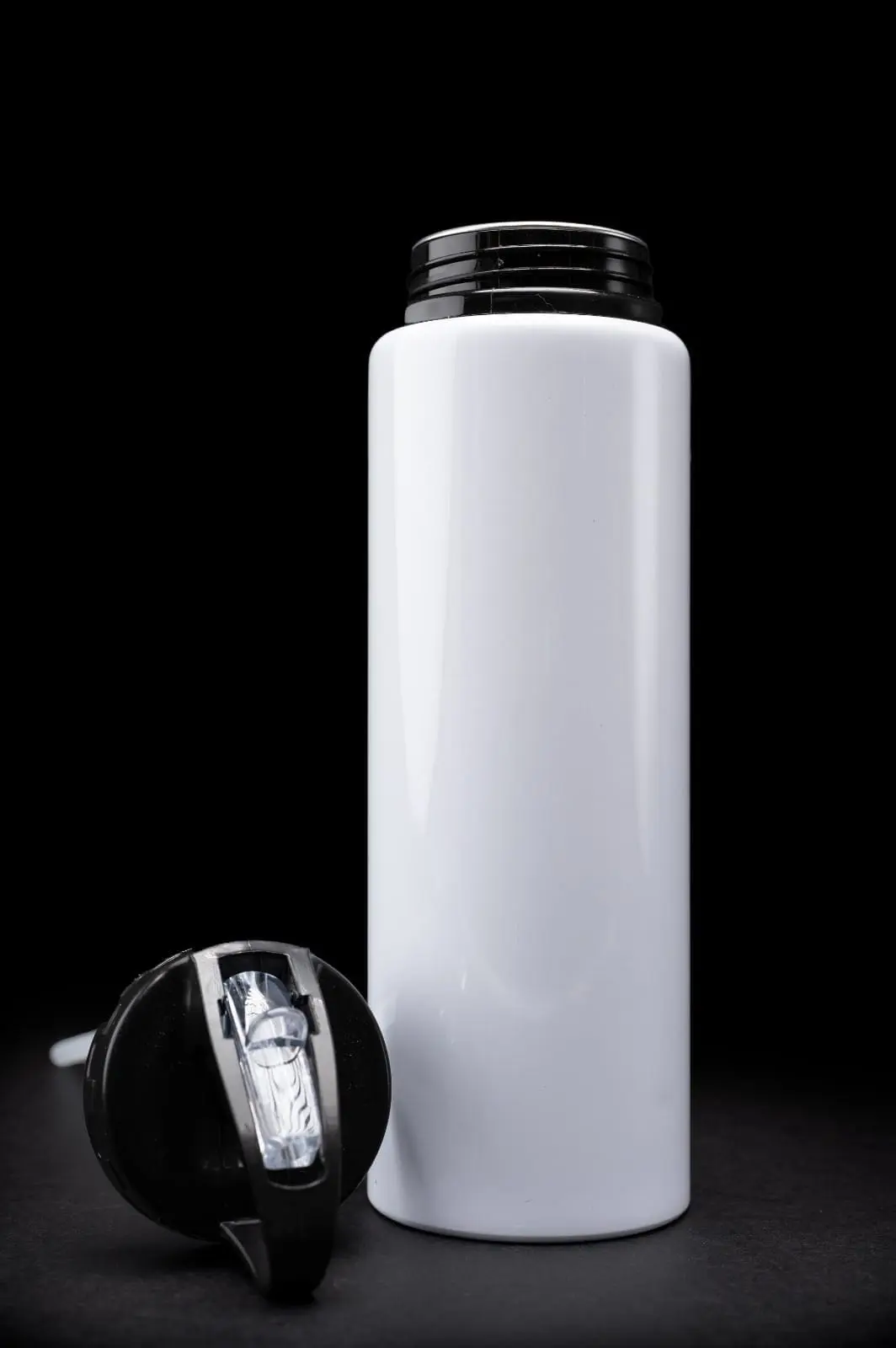 700ml White Water Bottle with Straw, photo 2