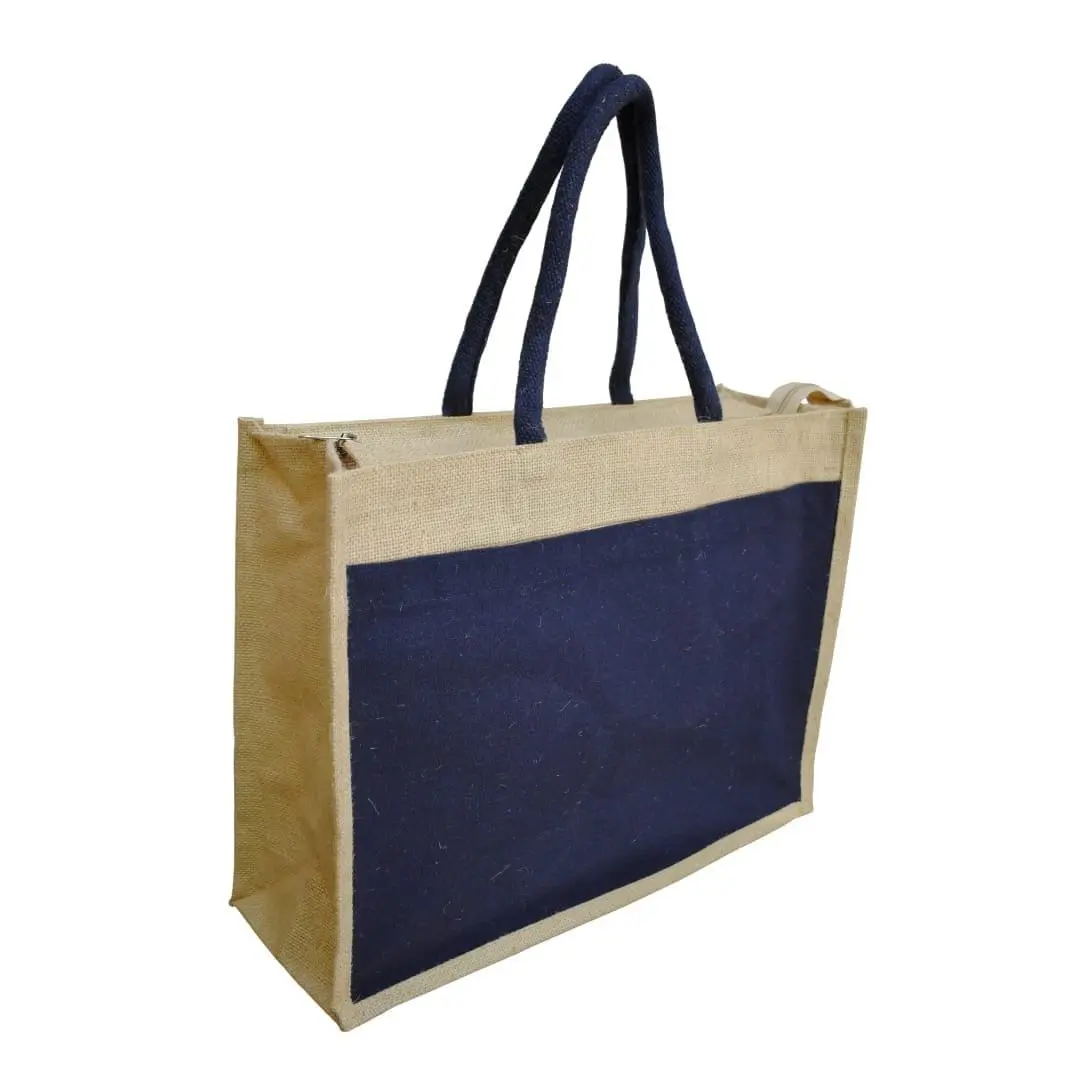 A3 Jute Bag with Pocket CS-003, photo 2