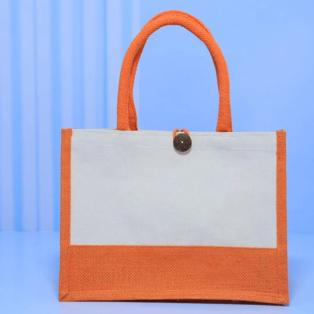 Colourful A5 Jute Bag ECP-009, photo 3