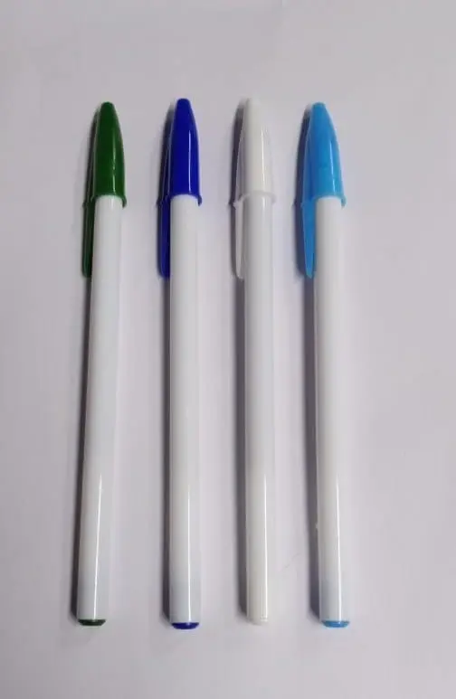 White Barrel Capped Pen in Four Colours, photo 2