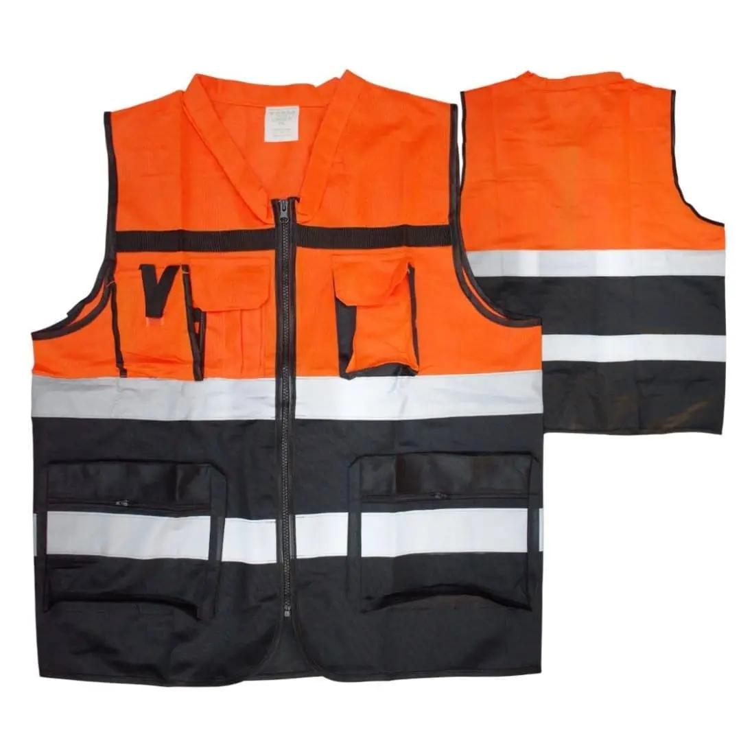 Reflector Jacket with Pocket and Chinese Collar CS-011, photo 2