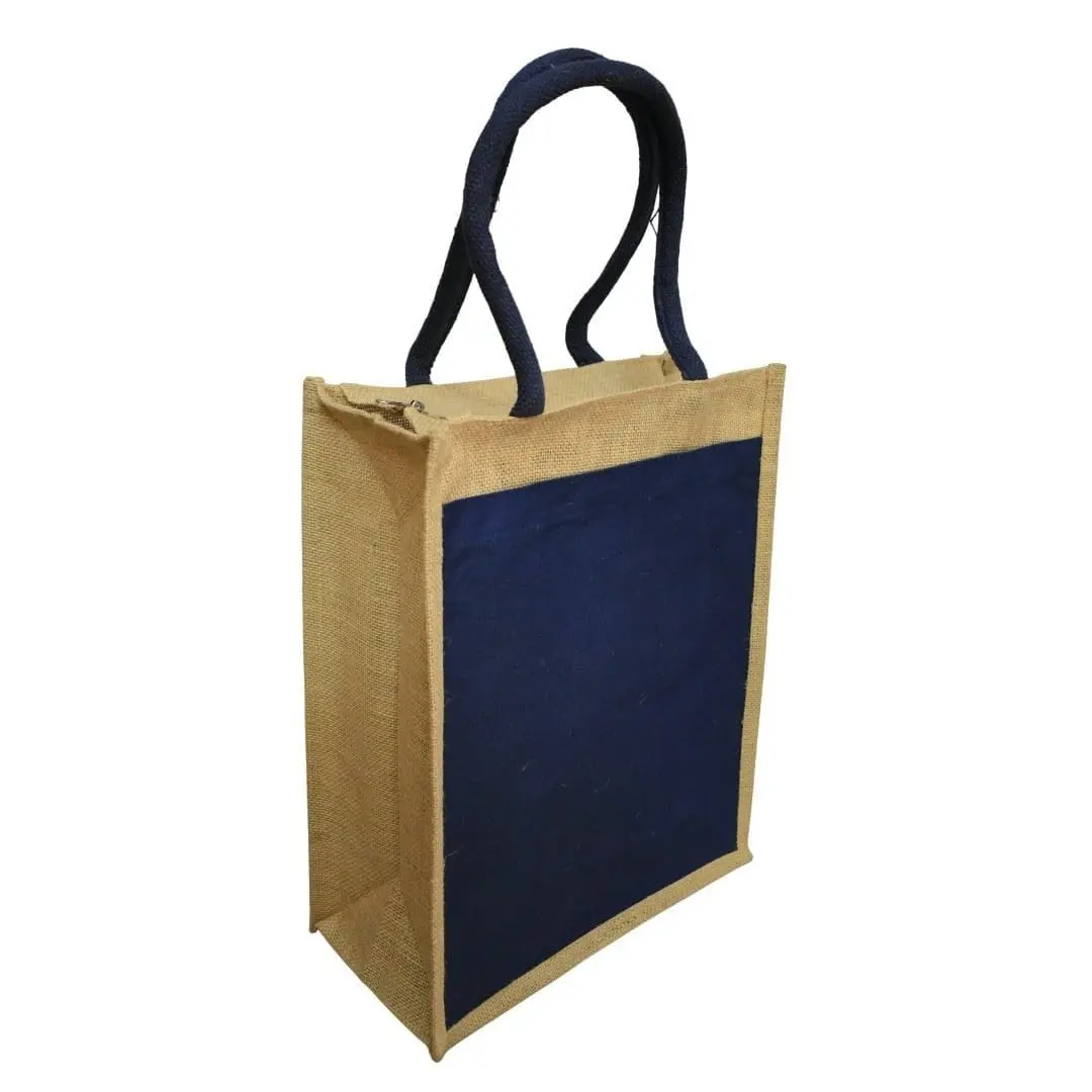 A4 Jute Bag with Pocket CS-004, photo 4