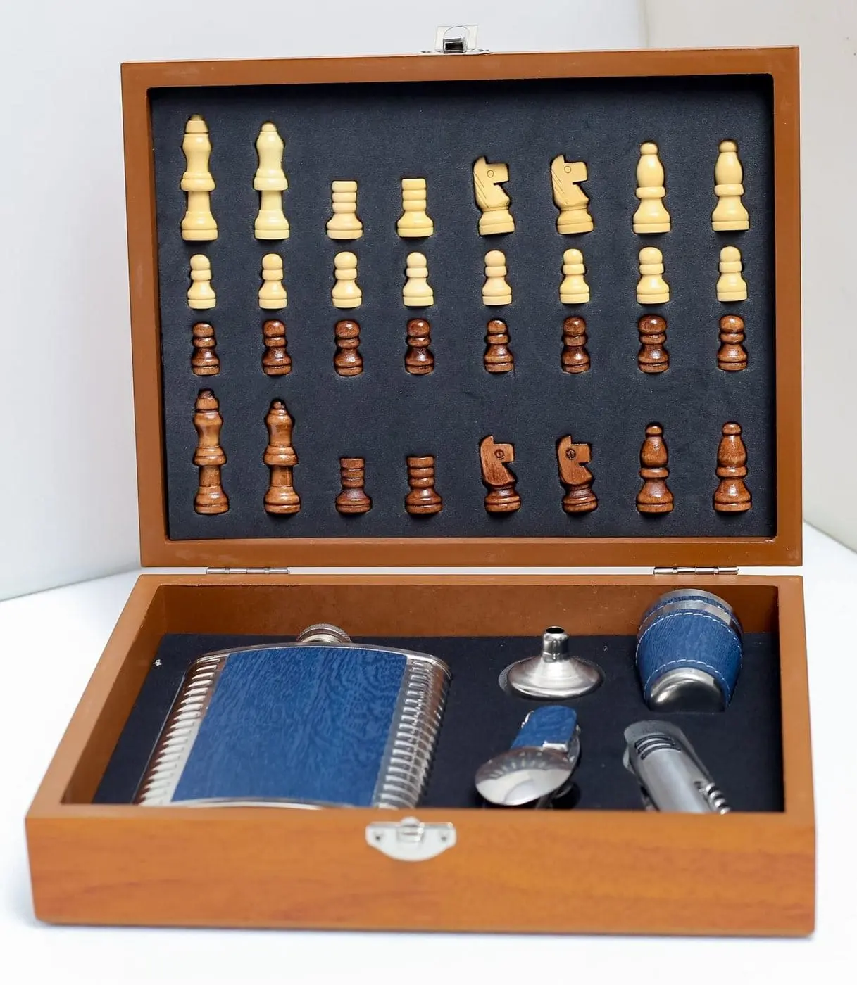 Chess & Hip Flask Gift Set GP
