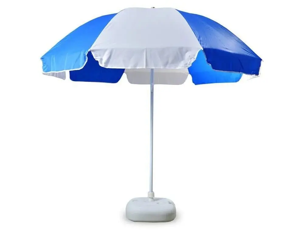 Garden Umbrella with White Panels 42 Inch KG-29-187, photo 5