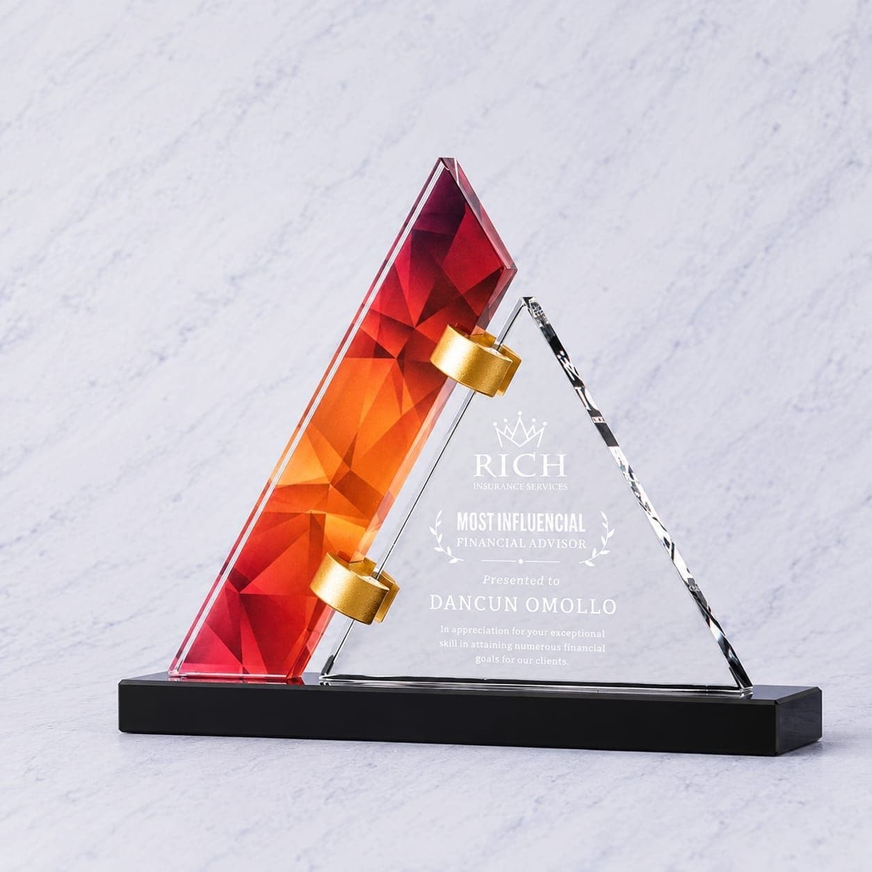 401-6 Crystal award