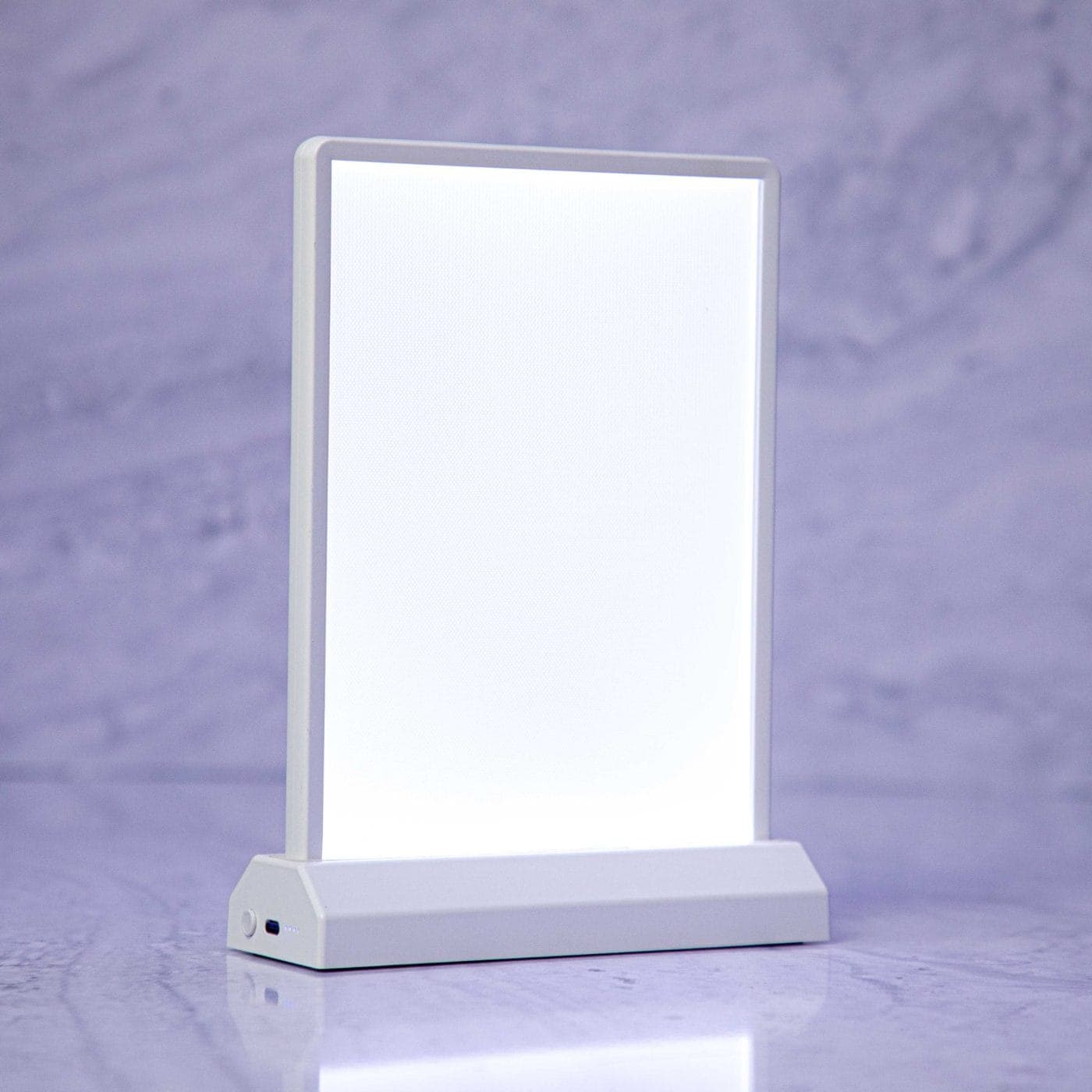 A5 double-sided LED Table stand Rechargeable