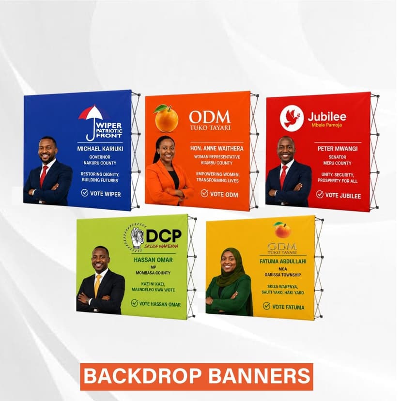 Campaign Backdrop Banners