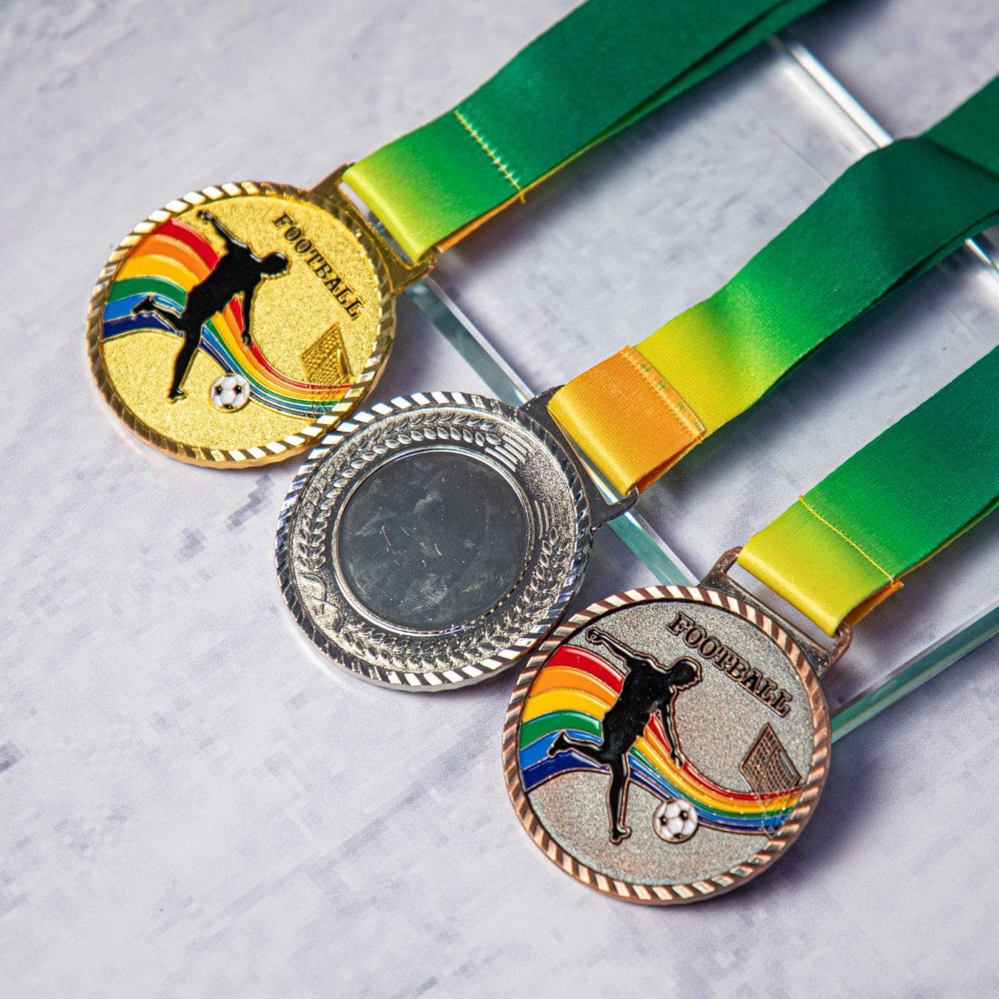 Football Colourful Medal