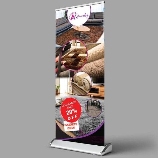 Broad Base Pull Up Banners