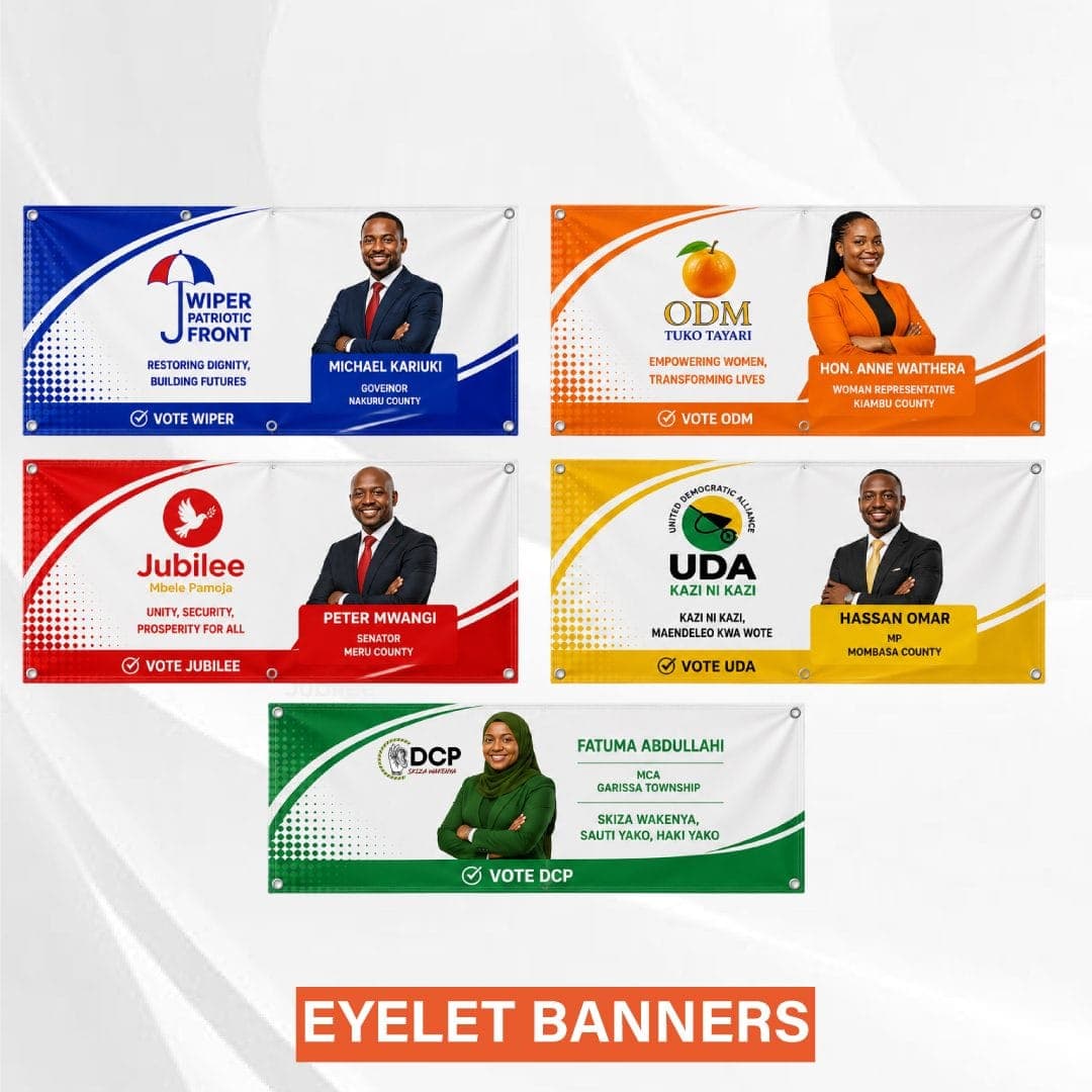 Campaign Eyelet Banners