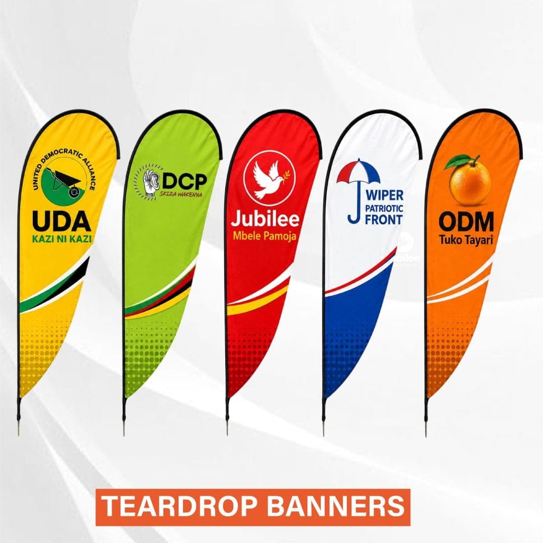 Campaign Teardrop Banners