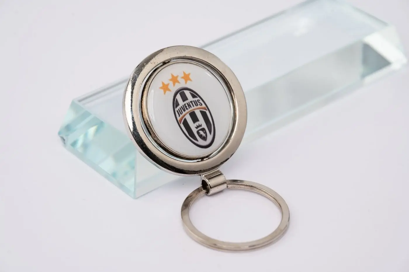 Round spinner keyholder with a printed disc, Hensa