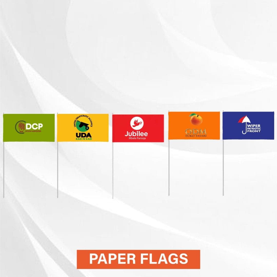 Campaign Paper Flags