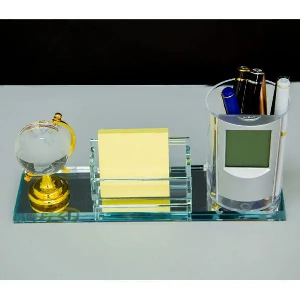 Desk Organizer 007 with compartments for pens and papers, Hensa