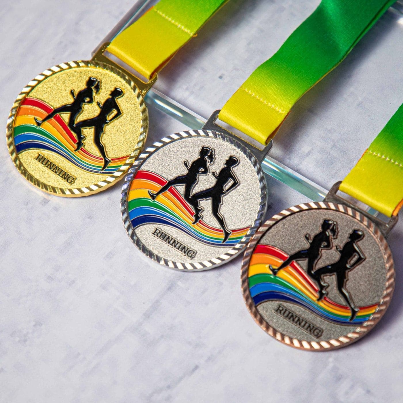 Running Colourful medal