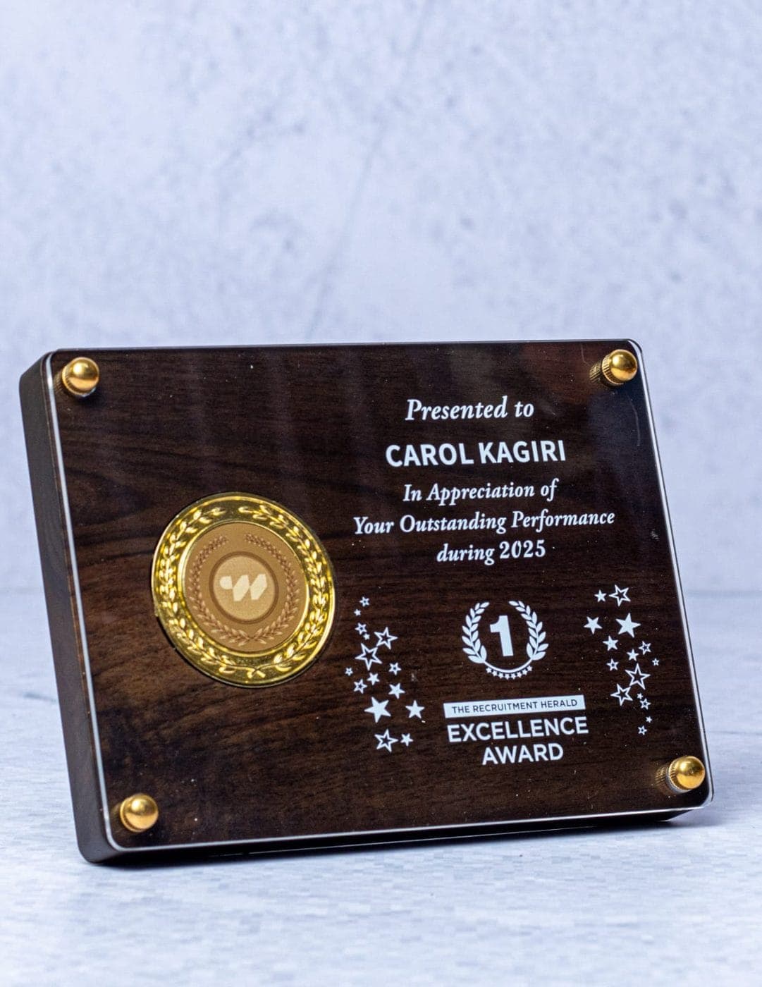 CR011 CRYSTAL AWARD