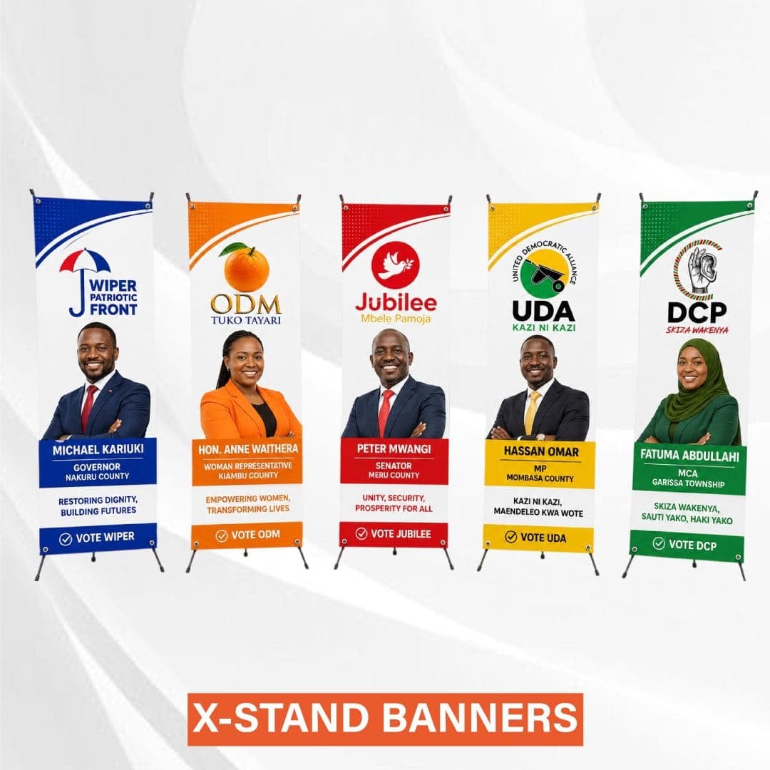 Campaign X-Stand Banners